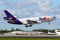 N560FE @ KMIA - Originally N905WA with Western Airlines.  It was designated as a DC-10-10.  This plane was previously with nine different airlines prior to flying with FedEx. - by Dave Turpie