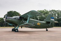 41 @ EGVA - Antonov An-2 41 1st Squadron Estonian AF, Fairford 13/7/18 - by Grahame Wills