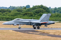 HN-435 @ EGVA - McDonnell Douglas F/A-18C HN-435 HavLLv 31 Finnish AF, Fairford 13/7/18 - by Grahame Wills