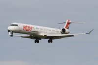 F-HMLG @ LFRB - Bombardier CRJ-1000EL NG, Short approach rwy 25L, Brest-Bretagne airport (LFRB-BES) - by Yves-Q