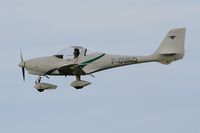 F-GVAQ @ LFRB - Aquila A210 (AT01), On final Rwy 25L, Brest-Bretagne Airport (LFRB-BES) - by Yves-Q