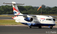 OY-NCU @ EGCC - Arrival at EGCC - by Clive Pattle