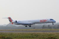F-HMLH @ LFRB - Bombardier CRJ-1000EL NG, Landing rwy 07R, Brest-Bretagne airport (LFRB-BES) - by Yves-Q