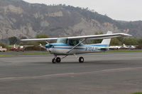 N704JH @ SZP - 1976 Cessna 150M, Continental O-200 100 Hp, taxi back - by Doug Robertson