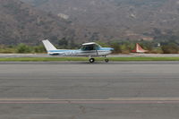 N704JH @ SZP - 1976 Cessna 150M, Continental O-200 100 Hp, takeoff roll Rwy 22 - by Doug Robertson
