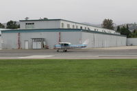 N704JH @ SZP - 1976 Cessna 150M, Continental O-200 100 Hp, taxi to Rwy 04 - by Doug Robertson