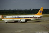 D-AHLO @ EDDK - Boeing 737-4K5SF - HF HLF Hapag-Lloyd Flug - 24128 - D-AHLO - 20.06.1989 - CGN - by Ralf Winter