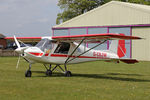 G-CBJW @ X5FB - Comco Ikarus C42 FB UK at Fishburn Airfield, UK. May 10th 2017. - by Malcolm Clarke