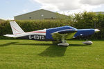 G-EDYO @ X5FB - Piper PA-32-260 Cherokee Six of Blue Yonder Tours and a resident at Fishburn Airfield, UK. May 10th 2018. - by Malcolm Clarke