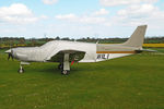 G-WILI @ X5FB - Piper PA-32R-301 Saratoga SP wrapped up awaiting the attention of the engineering and paint facility at Fishburn Airfield, UK. May 10th 2018 - by Malcolm Clarke