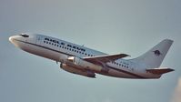 F-GMJD @ EBBR - T/O EBBR 25R begin 90's scan slide - by joannes van mierlo