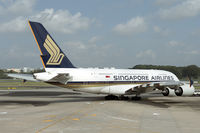 9V-SKJ @ WSSS - Morning pushback as SQ830 bound for Shanghai. - by Arjun Sarup
