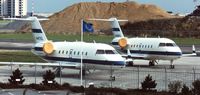 N438CL @ EBBR - EBBR G.A EBA late 80s - by joannes van mierlo