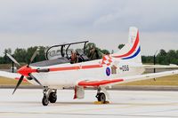 056 @ LFSI - Pilatus PC-9M, Croatian Air Force aerobatic team, Flight line, St Dizier-Robinson Air Base 113 (LFSI) Open day 2017 - by Yves-Q