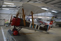 G-BFCZ @ EGLB - 1977 Sopwith F.1 Camel Replica at Brooklands.