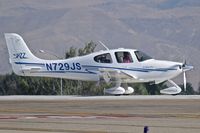 N729JS @ KBOI - Starting take off run on RWY 10R.