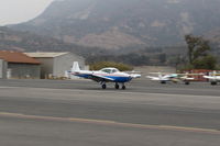 N91689 @ SZP - 1946 North American NAVION, Continental E225 upgrade, landing roll Rwy 22 - by Doug Robertson