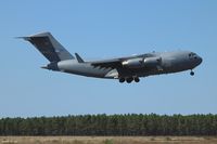 08-0002 @ LFBD - Hungarian Air Force/NATO C-17A landing runways 05. - by Arthur CHI YEN