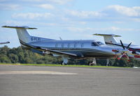 G-FLXI @ EGTF - Pilatus PC12/47E at Fairoaks. Ex M-TOMS - by moxy