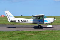 G-SMON @ EGSH - Departing from Norwich. - by Graham Reeve
