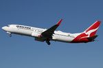 VH-VZT @ CHC - to MEL as QF132 - by Bill Mallinson