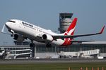 VH-VZT @ NZCH - to MEL as QF132 - by Bill Mallinson