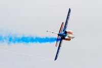 E85 @ LFSI - Dassault-Dornier Alpha Jet E (F-UGFF), Athos 08 of Patrouille de France 2017, On display, St Dizier-Robinson Air Base 113 (LFSI) Open day 2017 - by Yves-Q