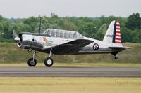 N93 @ LFSI - Convair BT-13A, Take off rwy 29, St Dizier-Robinson Air Base 113 (LFSI) Open day 2017 - by Yves-Q