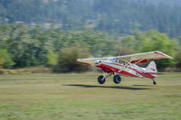N51425 @ KS73 - Maule M 4 departing 32 at Kamiah, ID (K73); Clearwater Valley Aero Club Fly-In 2015 - by vgrafphoto