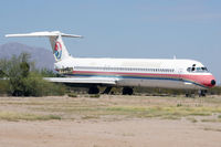 N515HC @ KMZJ - Formerly China Eastern B-2131. The plane first flew in 1990 as a DC-9 82. It is now on static display at KMZJ (Marana, Arizona) and used for some type of training. - by Dave Turpie