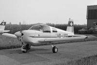 HB-UBR @ LSGN - At Neuchatel airfield. Scanned from b+w-negative. - by sparrow9