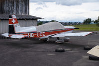 HB-UCE @ LSGE - Resting at Ecuvillens