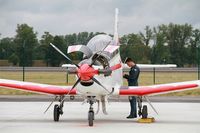 055 @ LFSI - Pilatus PC-9M, Croatian Air Force aerobatic team, Flight line, St Dizier-Robinson Air Base 113 (LFSI) Open day 2017 - by Yves-Q