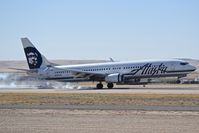 N467AS @ KBOI - Landing RWY 28L. - by Gerald Howard