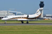 N765RM @ EGCC - Departure of G4 operated by Global Aircraft LLC - by FerryPNL