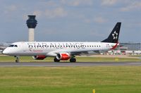OE-LWH @ EGCC - Austrian ERJ195 in Star Alliance cs - by FerryPNL