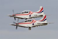 063 @ LFSI - Pilatus PC-9M, Croatian Air Force aerobatic team, Take off rwy 29, St Dizier-Robinson Air Base 113 (LFSI) Open day 2017 - by Yves-Q