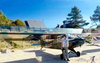 OO-HBQ - Shortly after landing  on the prepared  sand  runway ( Le Crotoy Beach). Dominique Molitor at the controls. - by Local aircraft spotter