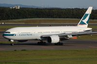 B-HNC @ RJCC - CX B772 arriving in CTS - by FerryPNL