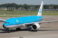 PH-BQD @ EHAM - KLM B772 taxying to its gate - by FerryPNL