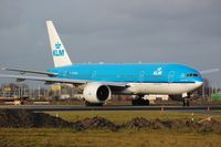 PH-BQL @ EHAM - KLM B772 about to line-up - by FerryPNL