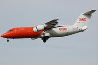 OO-TAA @ EBLG - Arrival of TNT BAe146 - by FerryPNL