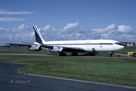 HP1027 - Photographed at Prestwick Airport , Scotland as the aircraft was being 'tugged' from a stand to the Orangefield parking area. 
Assume the serial is 'Flag of Convenience' - by Michael Clarke