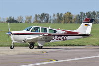 D-EEKE @ EGSH - Just landed at Norwich. - by Graham Reeve