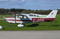 G-ARID @ EGKA - Cessna 172B Skyhawk at Shoreham. Ex N7709X - by moxy