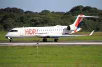 F-GRZJ @ LFRB - Canadair Regional Jet CRJ-702, Taxiing rwy 07R, Brest-Guipavas Airport (LFRB-BES) - by Yves-Q