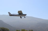 N704UT @ SZP - 1976 Cessna 150M, Continental O-200 100 Hp, takeoff climb Rwy 22 - by Doug Robertson