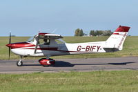 G-BIFY @ EGSH - Just landed at Norwich. - by Graham Reeve