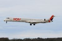 F-HMLC @ LFRB - Bombardier CRJ-1000EL NG, On final rwy 25L, Brest-Bretagne airport (LFRB-BES) - by Yves-Q