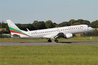 LZ-VAR @ LFRB - Embraer 190AR, Landing rwy 07R, Brest-Guipavas Airport (LFRB-BES) - by Yves-Q